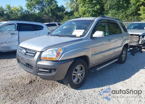 2007 Kia Sportage Ex V6 from USA, damaged, VIN KNDJE723577435460